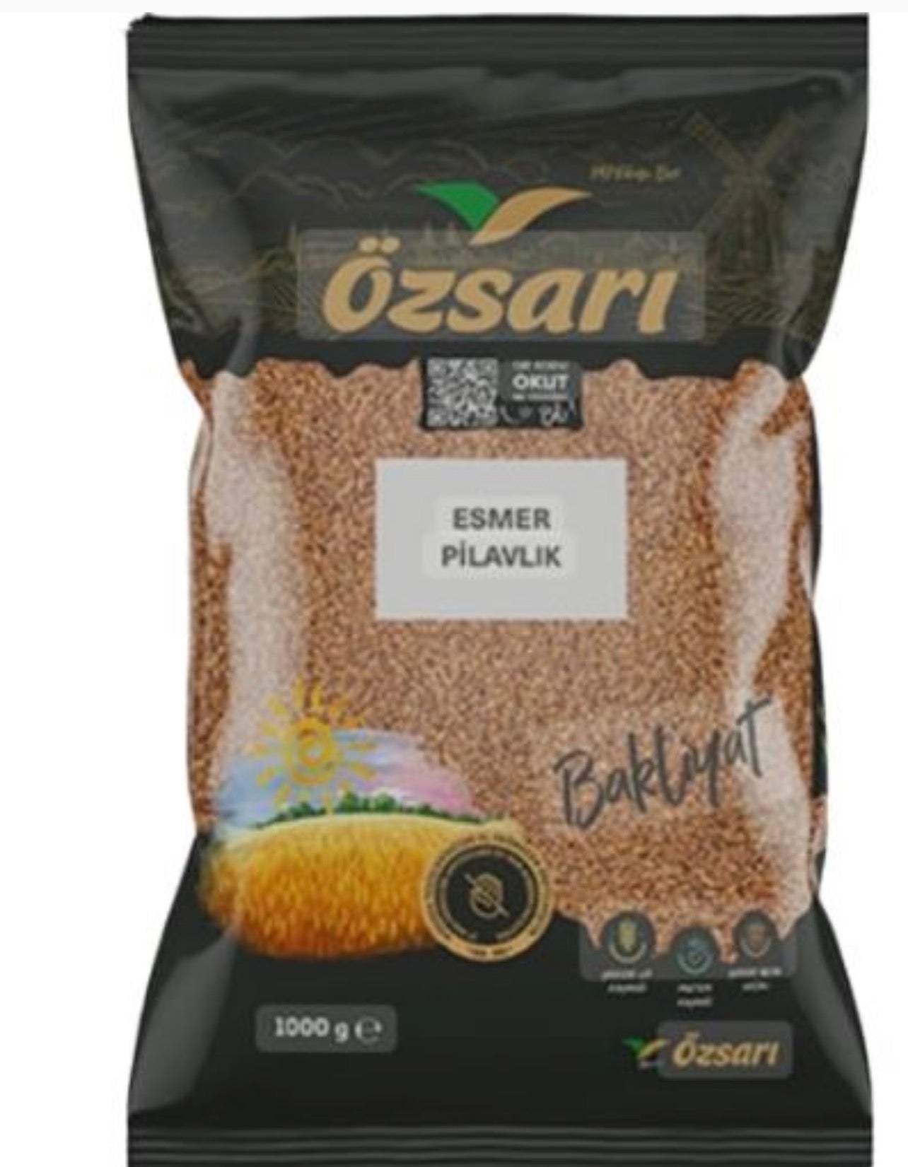 Boulgour Brun – Esmer Pilavlık – Özsarı – 1 kg - Epicerie Barakka