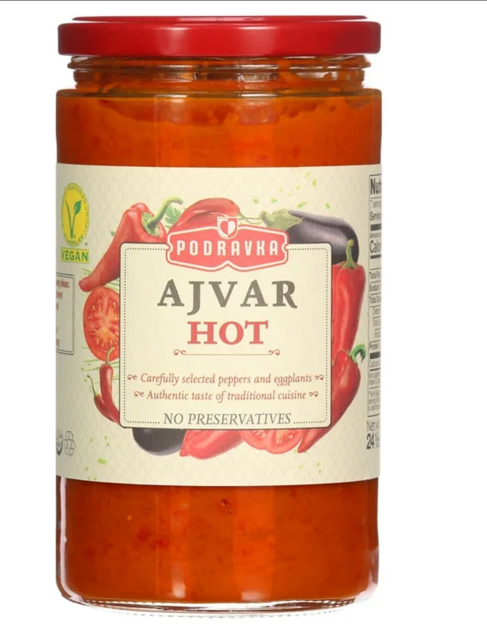 Ajvar piquant Podravka 350 g - Epicerie Barakka