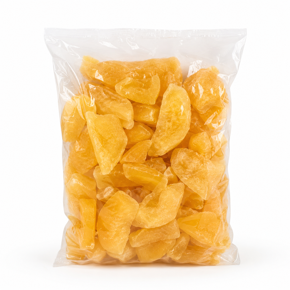 Pommes séchées en morceaux 400 g en sachet cellophane transparent - Épicerie Barakka