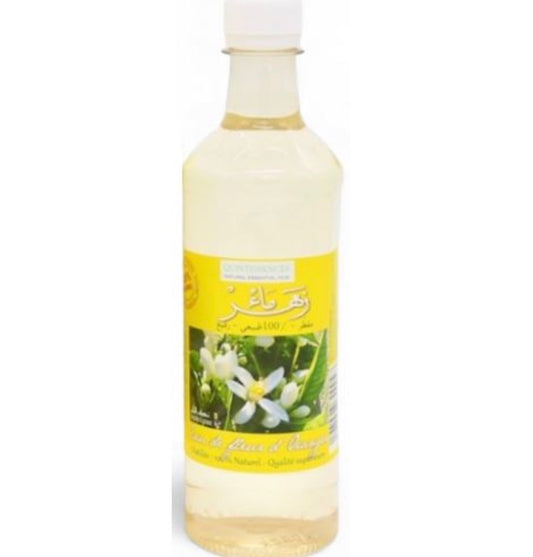 Eau de Fleur d’Oranger 100 % 500ml Tunisie - Quintessence - Epicerie Barakka