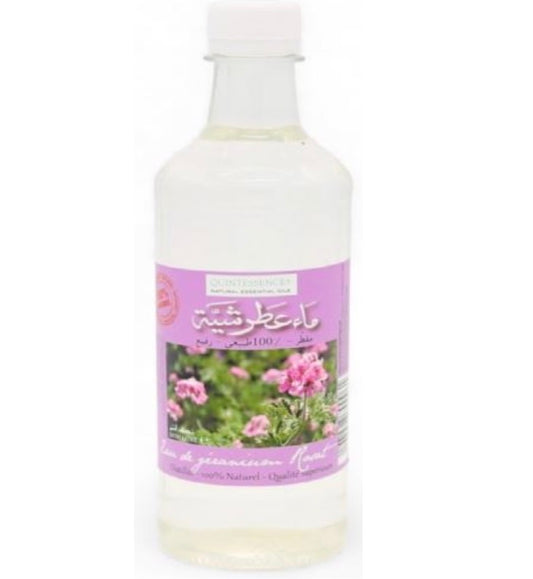 Eau de Géranium Quintessences 100% 250ml - TUNISIE - Epicerie Barakka