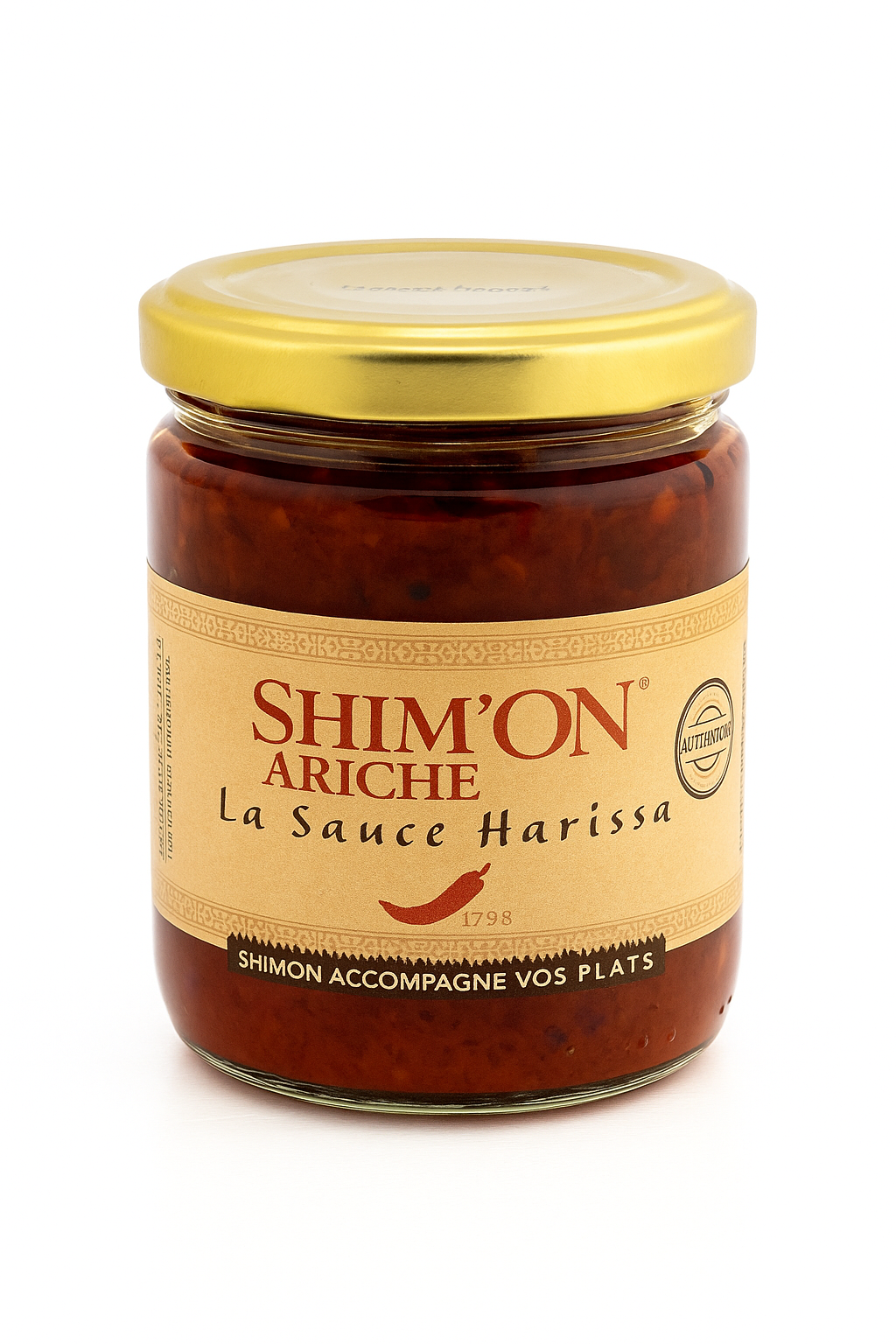 Harissa Traditionnelle - Shimon Ariche 210g - Epicerie Barakka