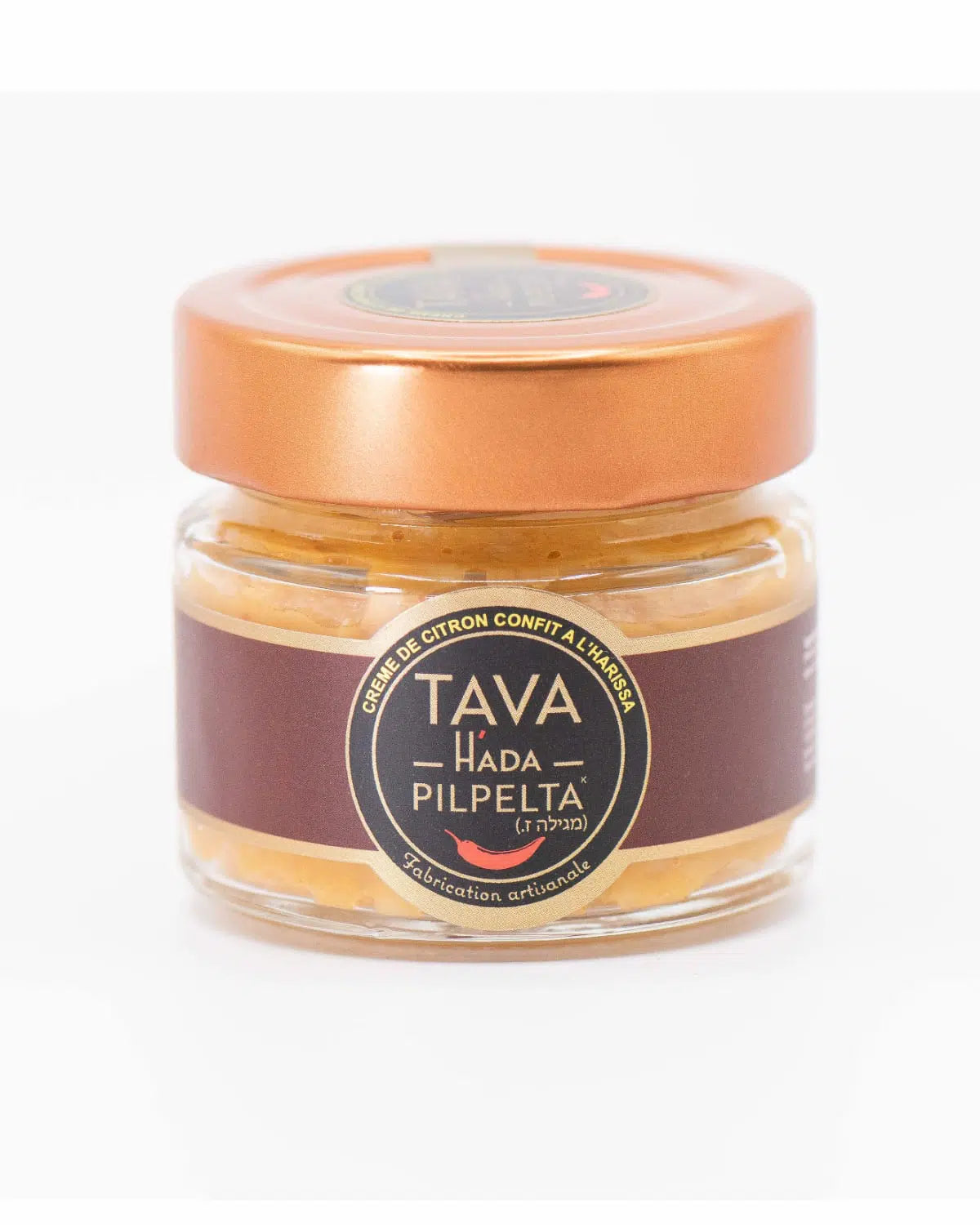 Crème De Citron Confits et Harissa 90g - Tava Hada Pilpelta - Epicerie Barakka